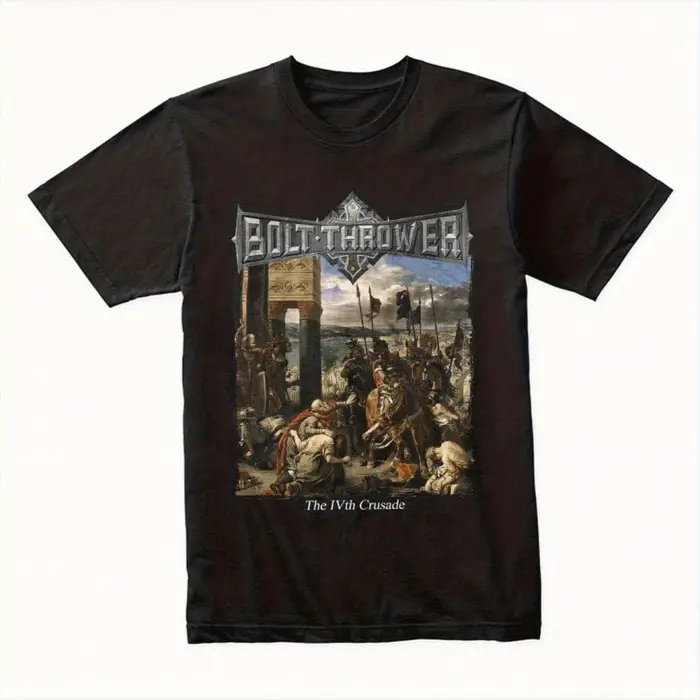 T-shirt Bolt Thrower Crusade Medieval Warfare pour hommes, produit de la part d'un groupe de heavy m