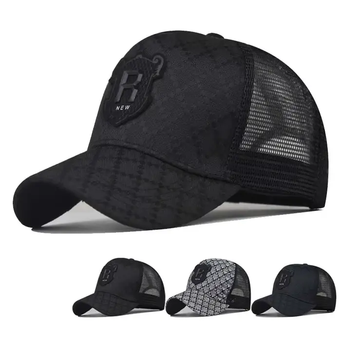 Casquette de baseball pour homme avec icône lettre R