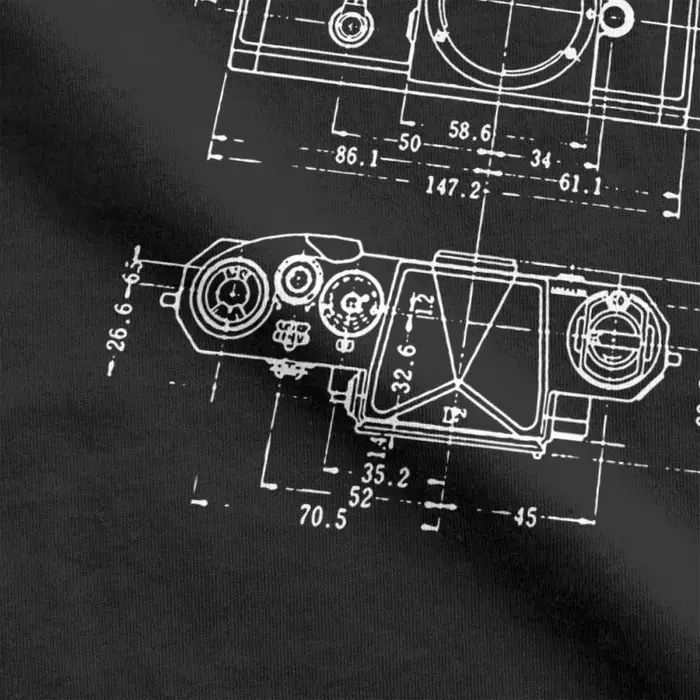 T-shirt en coton à col rond pour hommes
