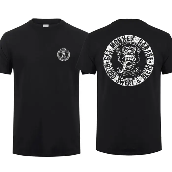 T-shirt décontracté rétro à manches courtes pour homme Gas Monkey Garage, collection été 2026, le pl