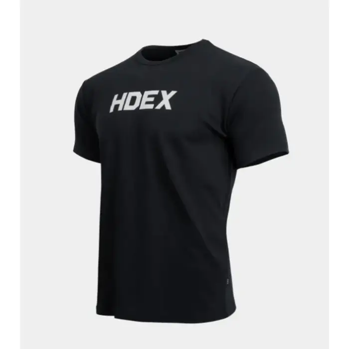 T-shirt noir imprimé pour homme, t-shirt à manches courtes et col rond qui évacue l'humidité, adapté