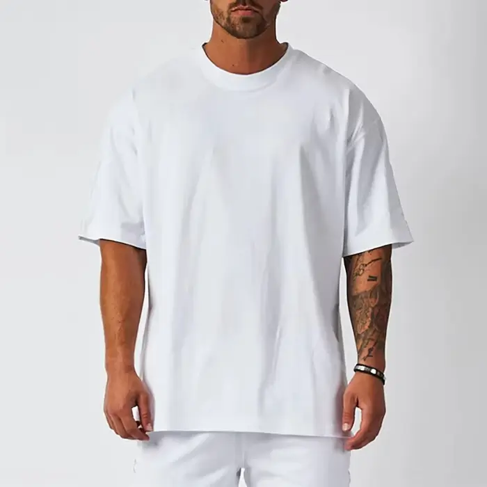 T-shirt pour homme de haute qualité, 100% coton, t-shirt pour homme et femme, couleur unie, vêtements décontractés basiques, grande taille, manches courtes, noir, blanc