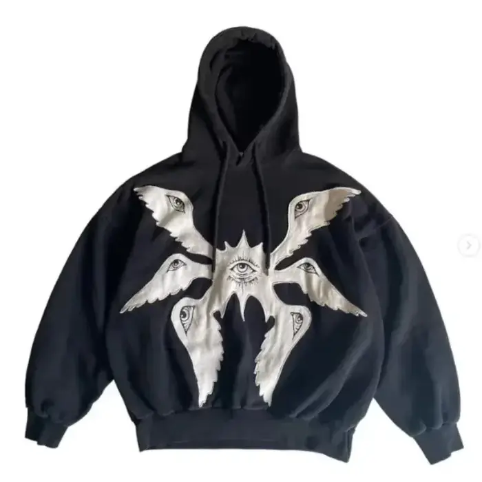 Sweat à capuche noir Super Skull Aviation pour hommes, Streetwear vintage des années 2000, Couple Ha