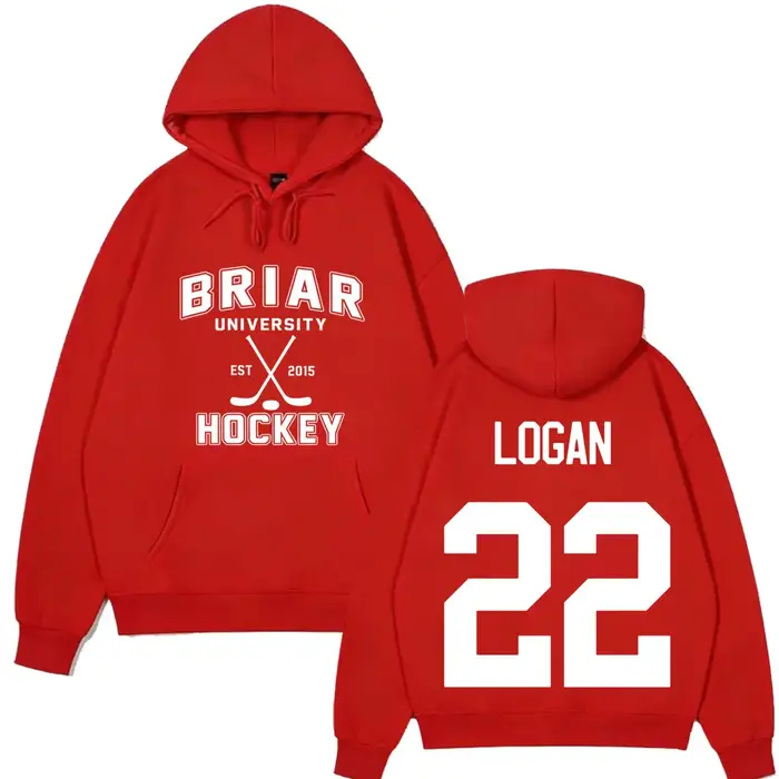 Sweat-shirt à capuche Logan 22 Off Campus, série TV, Briar University Hockey, pour hommes et femmes,