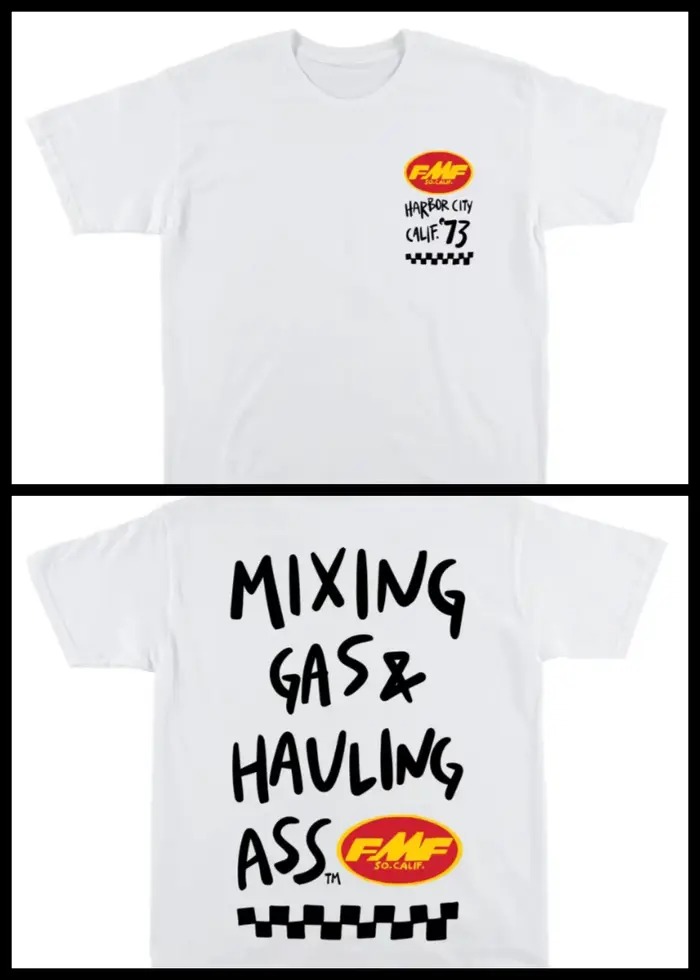 T-shirt unisexe FMF Slogan Off Road 2026 pour hommes et femmes, en coton, style Y2K, mode sportive, 