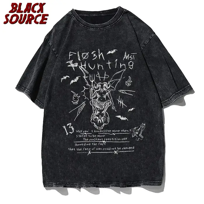 T-Shirt Manches Courtes Oversize pour Homme
