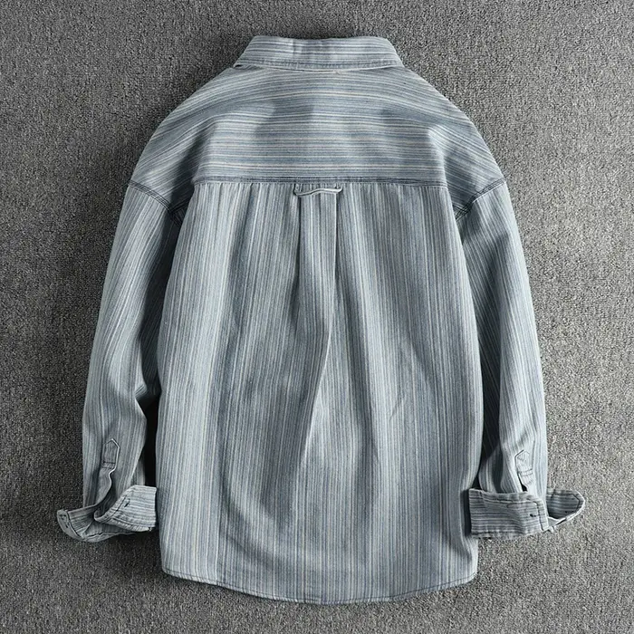 Chemise décontractée à manches longues pour hommes