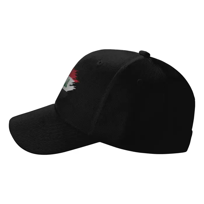 Casquette de baseball au design du drapeau irakien (IRQ) de Bagdad