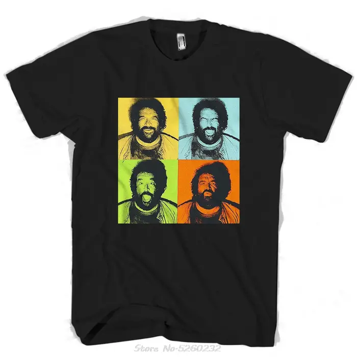 Bud Spencer Camiseta Pop Art hommes/femmes t-shirt hommes