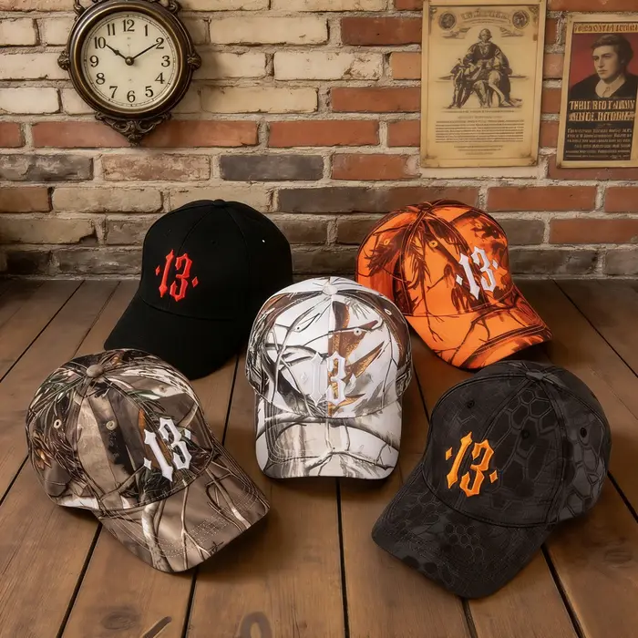 Casquette de baseball élégante taille 13 – Design qui se démarque parmi une variété de combinaisons de couleurs tendance