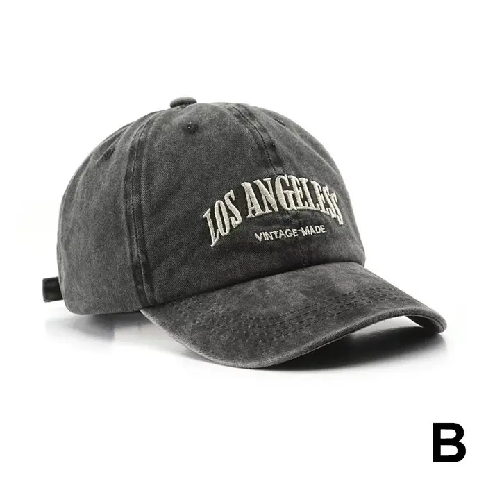 Casquette de baseball en coton pour hommes et femmes, chapeau brodé tendance, casquettes souples en 