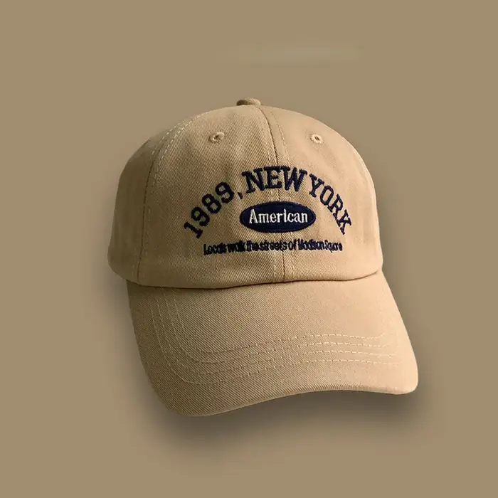Coréen Rétro Baseball Chapeau Femmes Automne Hiver Polyvalent Ins Rue Lettre Brodé Casquettes D'été Couple Hommes