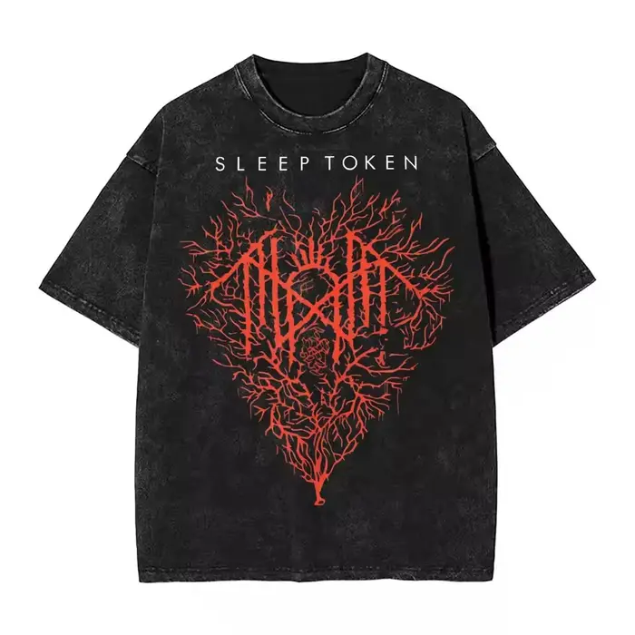2025 été hommes femmes groupe de Rock sommeil jeton T-shirt haute qualité coton t-shirts T-shirt vêt