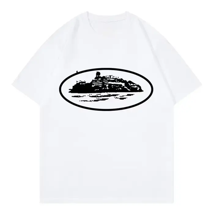 T-shirt classique avec logo de marque Island