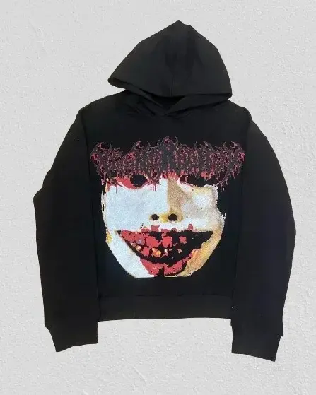 Sweat-shirt à capuche surdimensionné pour homme et femme, Streetwear, blanc, Harajuku, crâne, fleur 