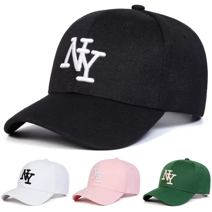 Casquette de baseball brodée NY pour homme