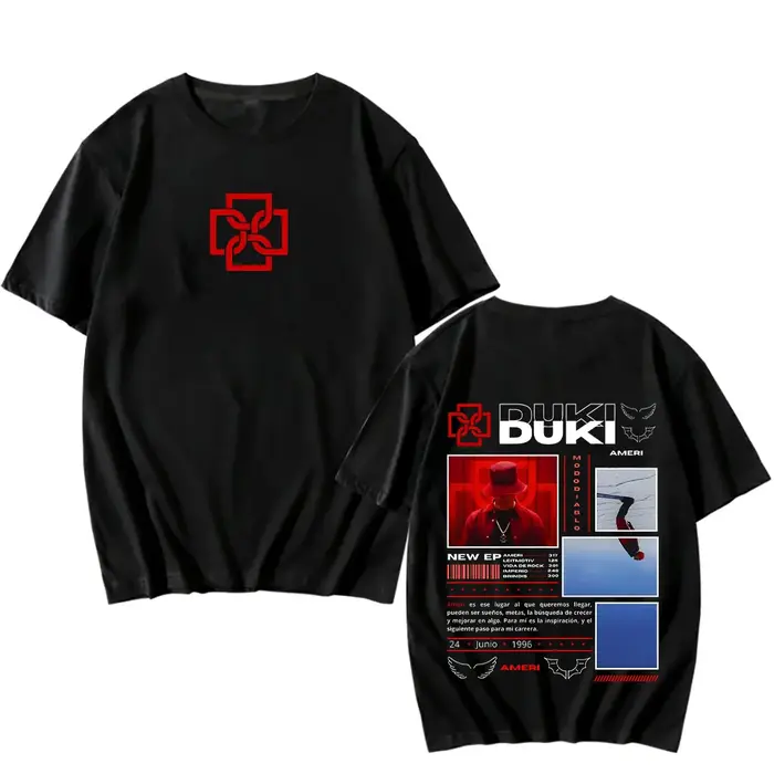 Duki Ameri nouveau EP T-Shirts unisexe hommes/femmes vêtements classiques Hip Hop hauts Vintage mode