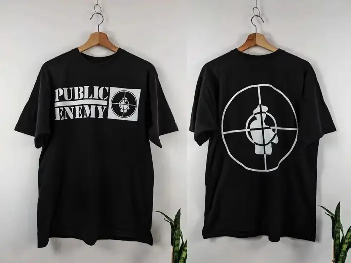T-shirt pour homme Public Enemy, T-shirt Battle, T-shirt en coton d'été pour homme et femme, T-shirt