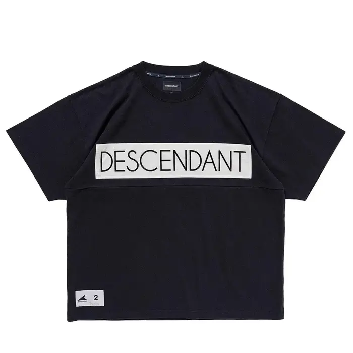 2025 DESCENDANT DCDT T-shirt à manches courtes homme décontracté ample épissage haut TX1386