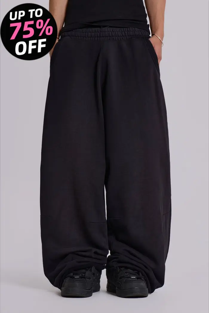 Pantalon de jogging ample noir style monstre, tendance danse, marque Jazz Pants, pantalon de survête