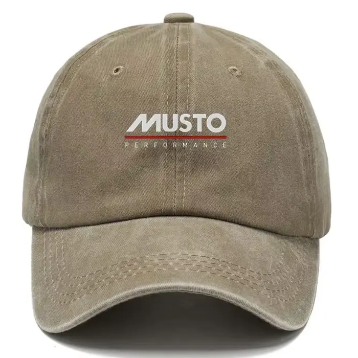 Casquette de baseball unisexe Musto Performance en coton délavé style vintage