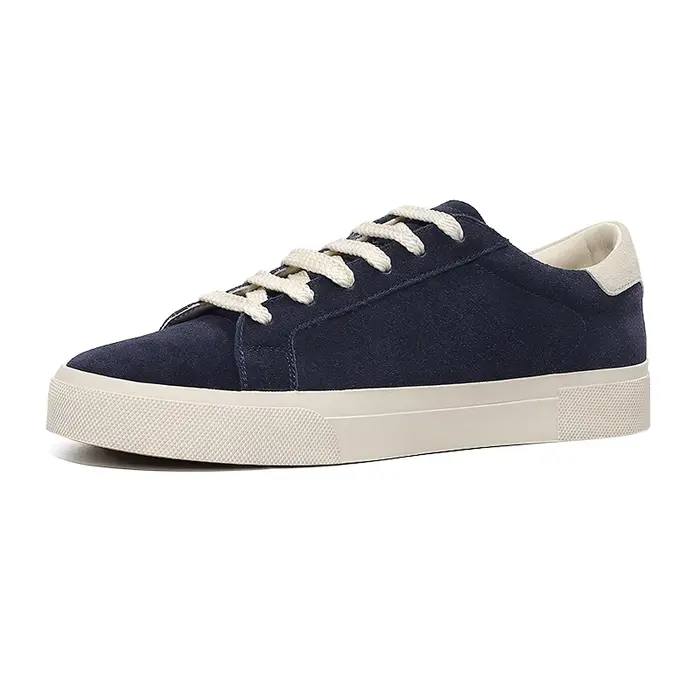 Chaussures décontractées en daim pour hommes, baskets à lacets, antidérapantes, pour la marche, Teni