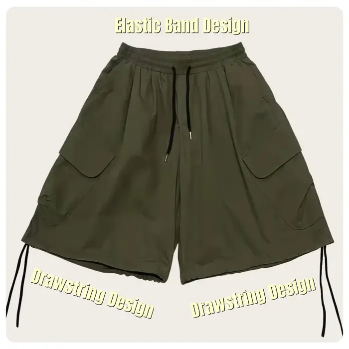 Bermuda Cargo unisexe, Style de rue japonais