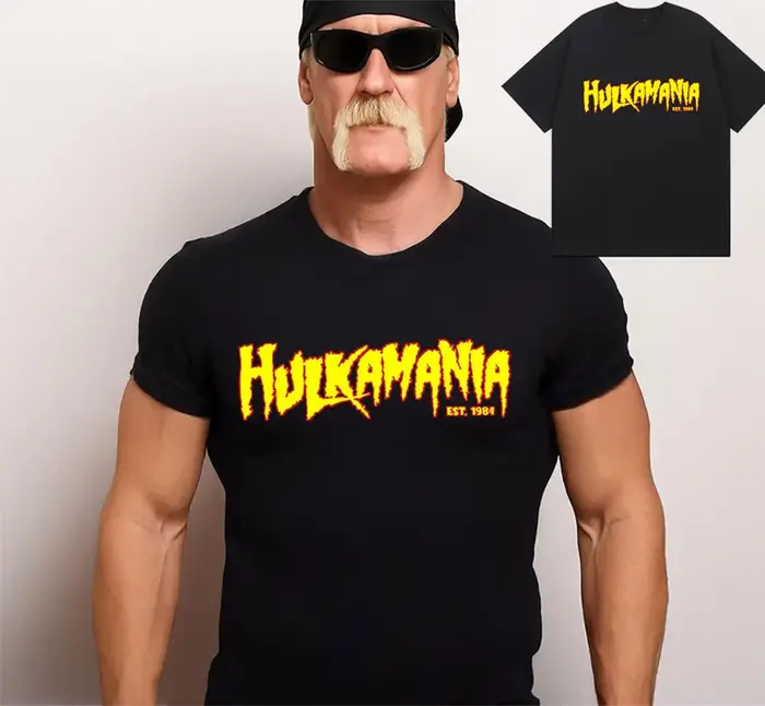 T-shirt graphique Hulk Hogan RIP Hulkamania, légende de la lutte, vêtements pour hommes et femmes, r