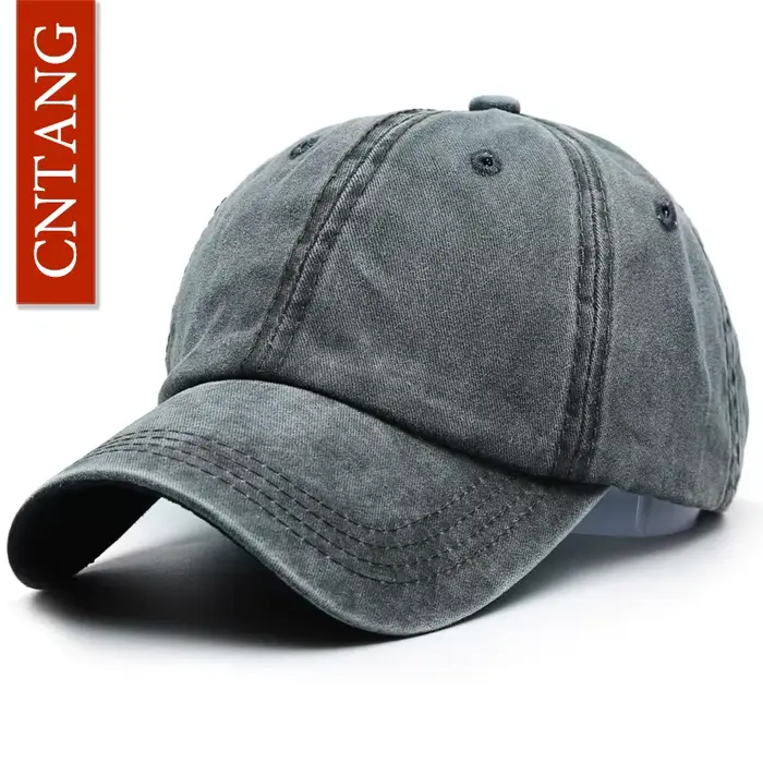 CNSizes-Casquette de baseball unisexe en coton solide