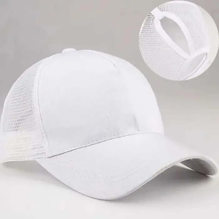 Casquette de baseball pour femme 2026 – Nouvelle casquette queue de cheval pour l'été, protection UV