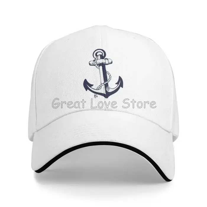 Ancre casquette de Baseball ancre nautique Marine pare-soleil chapeau marin bateau nautique océan me