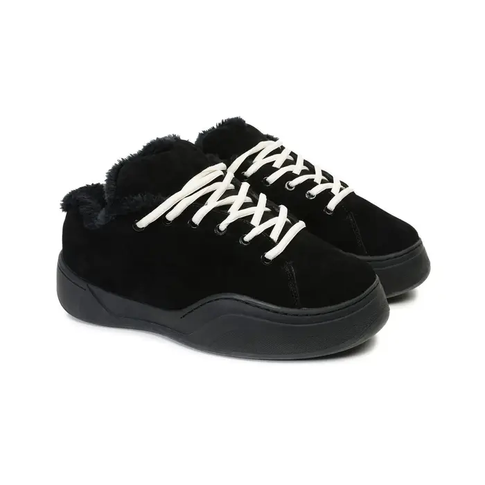 Chaussures de Skateboard en daim et cuir véritable pour hommes et femmes, baskets chaudes à platefor