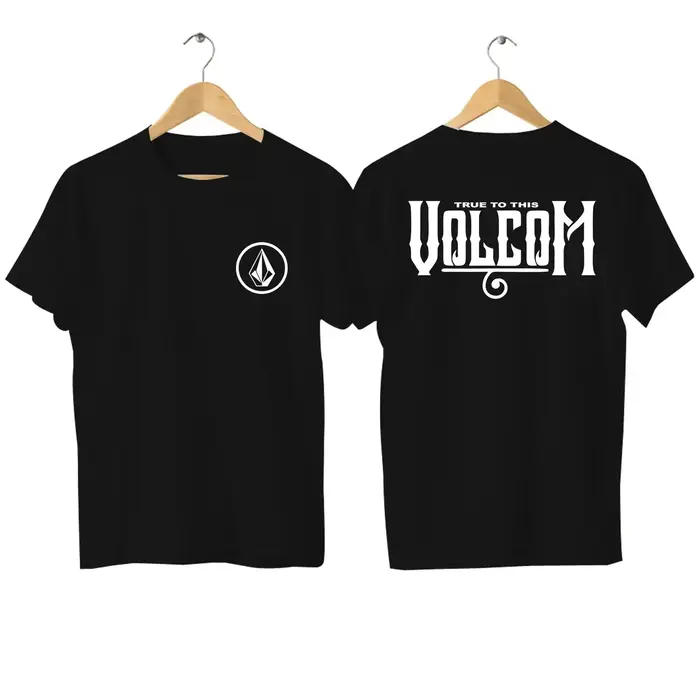 Vêtements pour hommes, t-shirt 100% coton unisexe, Volcom Stone, style américain décontracté, tendan