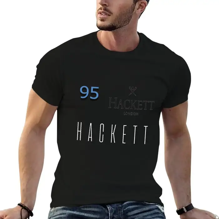 T-shirt surdimensionné Hackett London Anime pour hommes, t-shirts graphiques