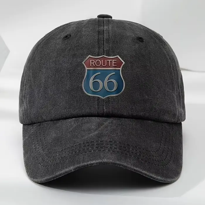 Casquette de baseball vintage Route 66 pour hommes et femmes