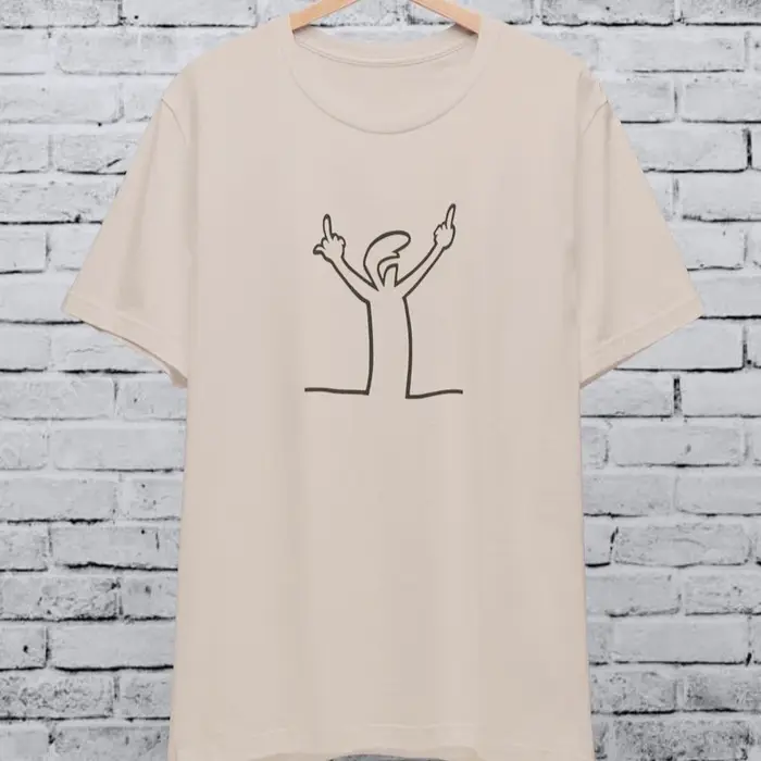 Angry La Linea T-Shirt unisexe pour hommes femmes la ligne Osvaldo Vintage cadeau drôle années 80 dessin animé été décontracté confort coton t-shirts