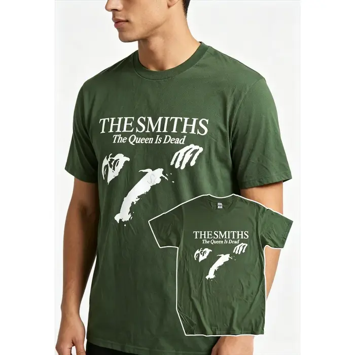 T-shirt The Smiths The Queen Is Dead, mode d'été, à manches courtes, décontracté, respirant, en coto