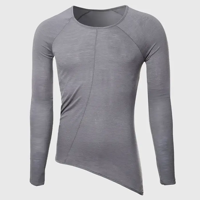 T-shirt à col rond pour hommes