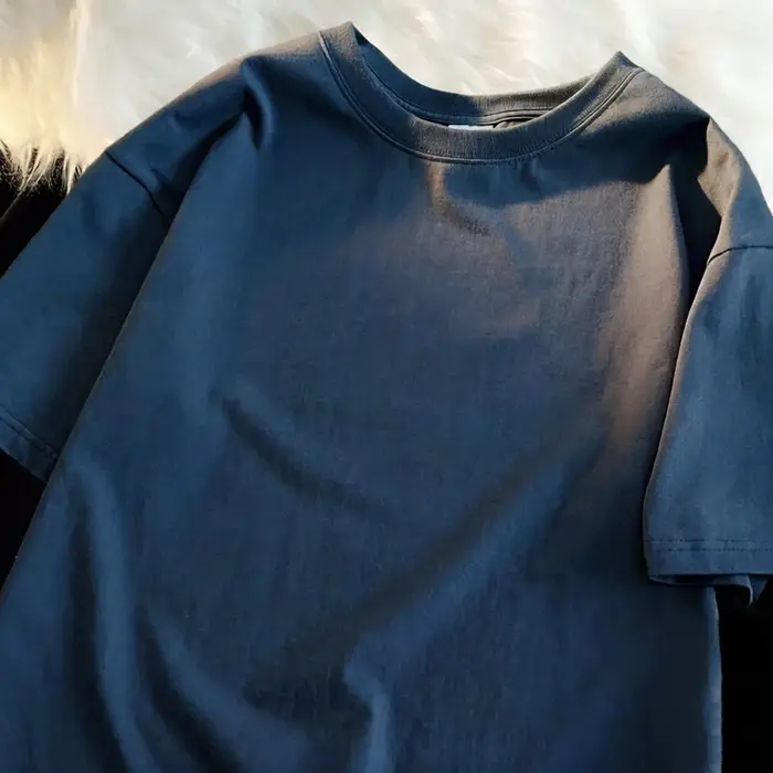 T-shirts d'été en coton respirant pour homme