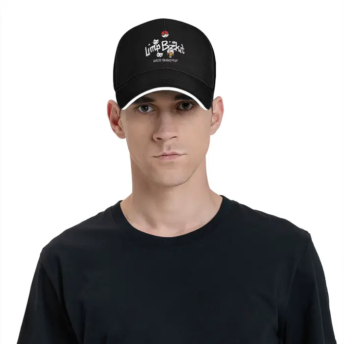 Casquette de baseball unisexe Limp Bizkit Album Graphic 2025 – Personnalisable avec logo