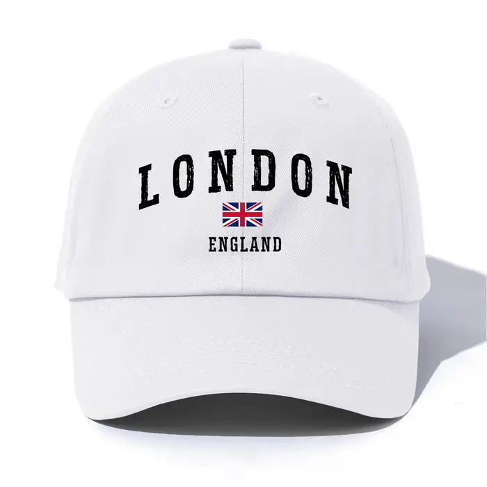 Casquette de Baseball imprimée LONDON pour adultes, chapeau de papa réglable et doux, Style rétro mi