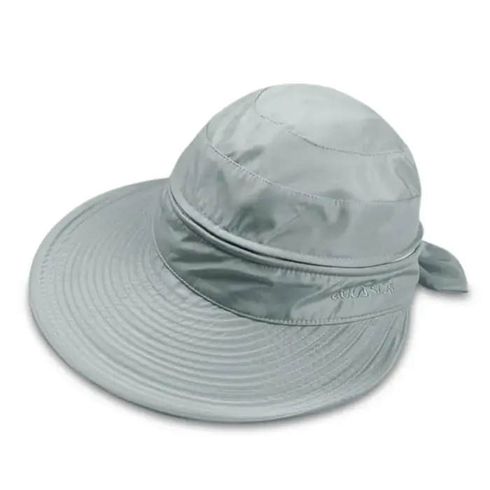 Casquette d'air 2 en 1 pour femmes, réglable, respirante, avec nœud papillon, grande visière, détach