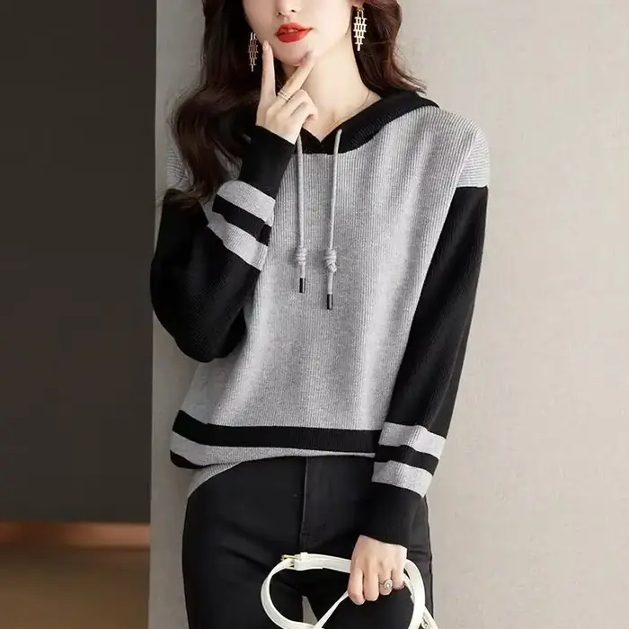 Sweats à capuche coréens PVD pour femmes