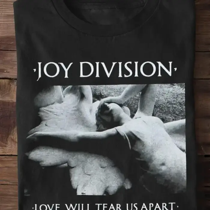 Joy Division Love Will Tear Us Apart T-shirt en coton noir pour hommes toutes tailles