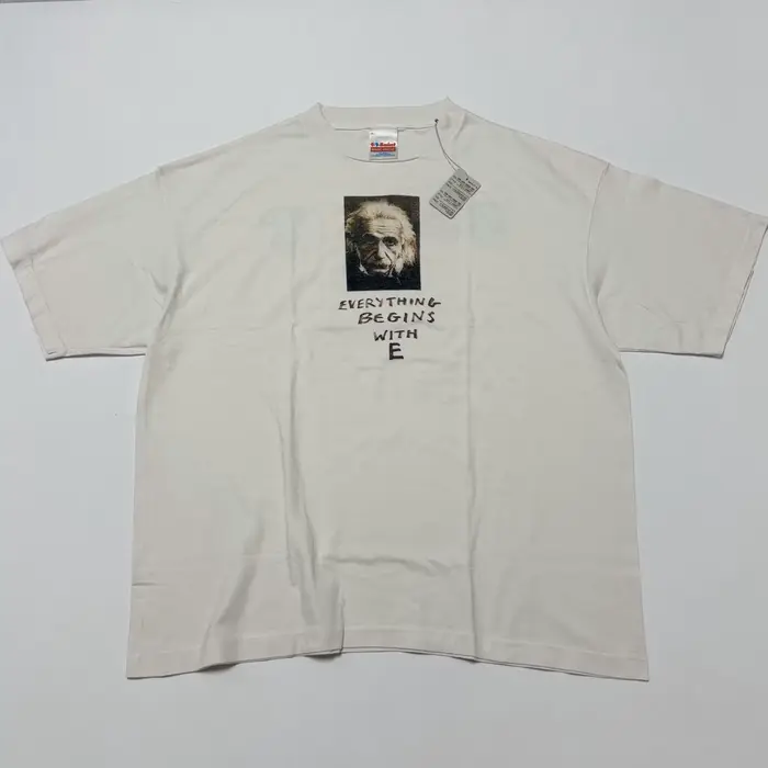 T-shirt surdimensionné Saint Everything Begins With E pour hommes et femmes, t-shirt surdimensionné 