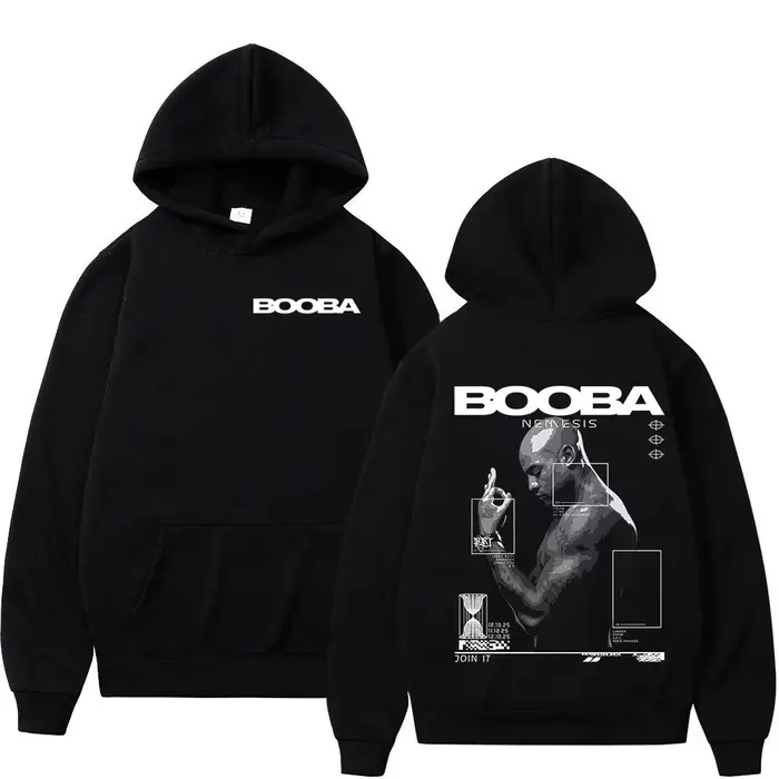 France rappeur Booba Nero Nemesis sweats à capuche vêtements pour hommes rétro mode Hip Hop manches longues