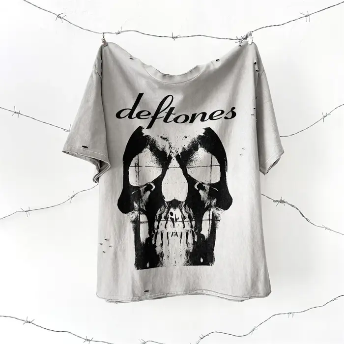 T-shirt Saint Skull Rose Lavé pour Hommes et Femmes – Qualité Supérieure