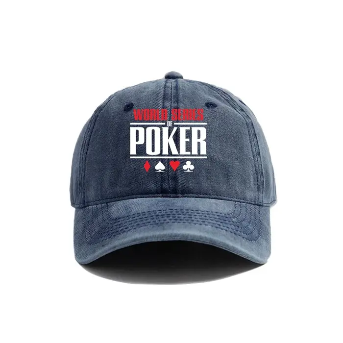 Série mondiale de casquettes de Baseball de Poker chapeaux en détresse casquette hommes femmes rétro