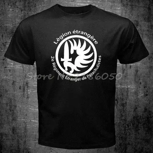 T-shirt en coton Swag des forces spéciales de la légion étrangère française pour hommes, t-shirts de