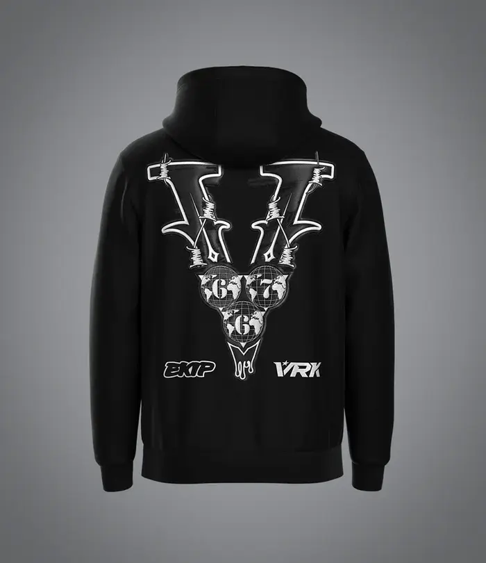 Sweat à capuche VRUNK Mexico Boxing Série 667, imprimé 3D, coupe décontractée, manches longues, pull